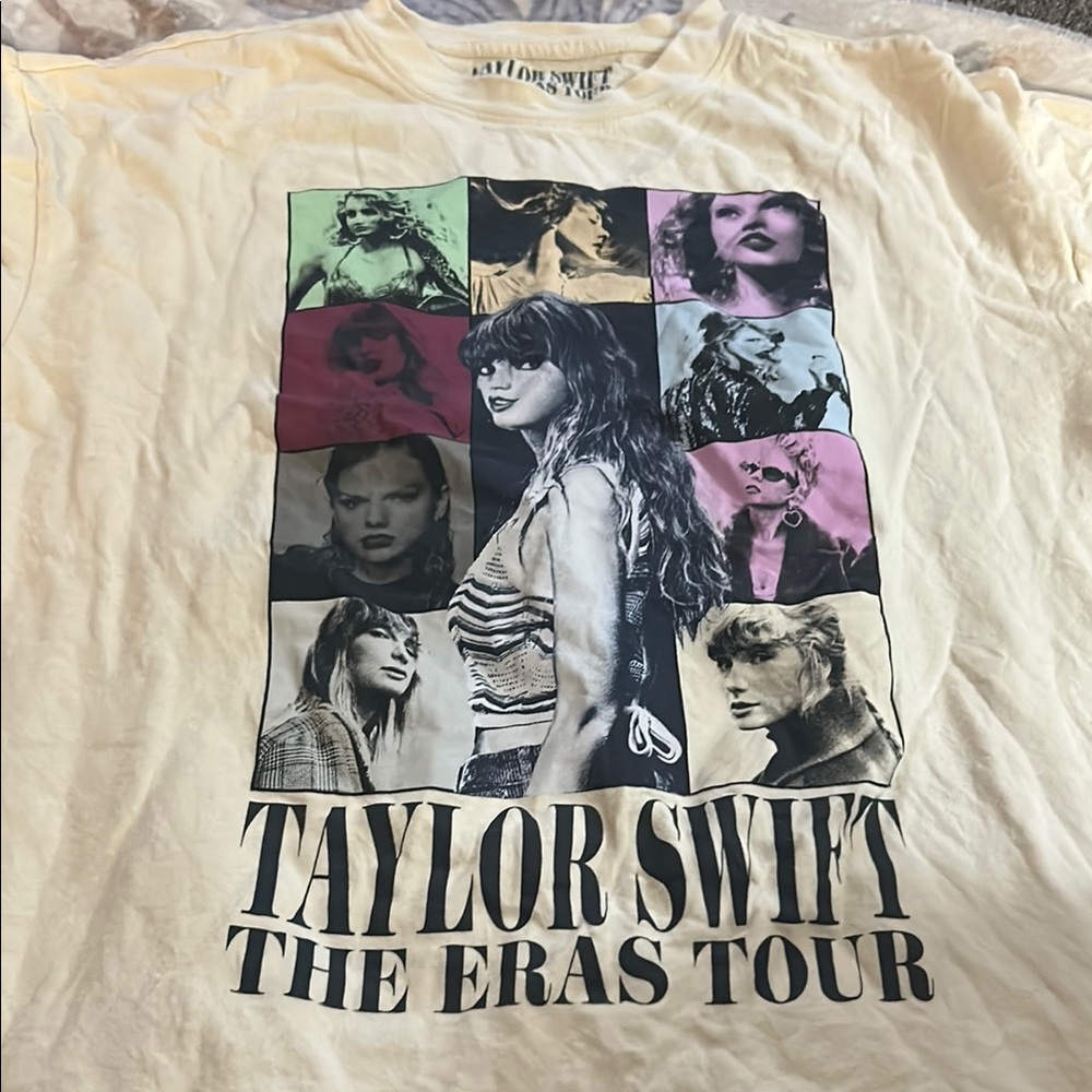Taylor Swift Cream Long Sleeve Tee